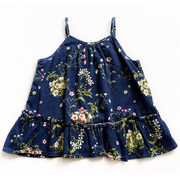 Old Navy Other - Old Navy Floral Print Babydoll Tank Top Size S 6/7